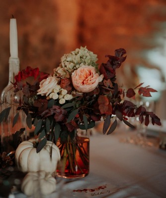 Fleurs deco table mariage C&A 
